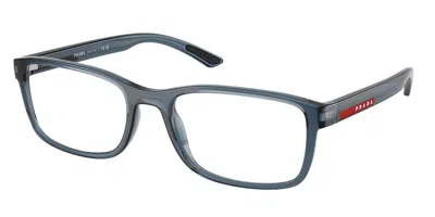 Prada Ps 06rv Czh1o1 Occhiali Da Vista Blu Per Uomo (solo Montatura) In Blue
