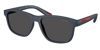 Prada Ps 06ys Tfy06f Men's Sunglasses Blue Size 56