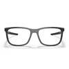 Prada 54mm Rectangular Optical Glasses In Black