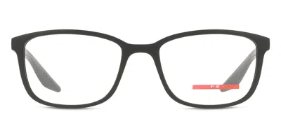 Prada Ps 07rv 1bo1o1 Occhiali Da Vista Neri Per Uomo (solo Montatura) In Black