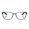 Prada Full Frame Plain Mirror In Blue