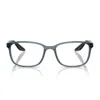 Prada Full Frame Plain Mirror In Blue