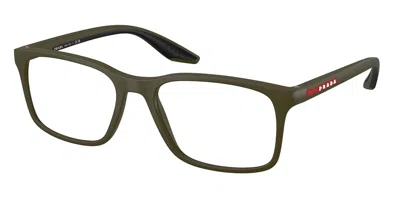 Prada Ps 08rv 15x1o1 Occhiali Da Vista Verdi Per Uomo (solo Montatura) In Green