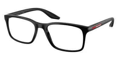 Prada Ps 08rv 1ab1o1 Occhiali Da Vista Neri Per Uomo (solo Montatura) In Black