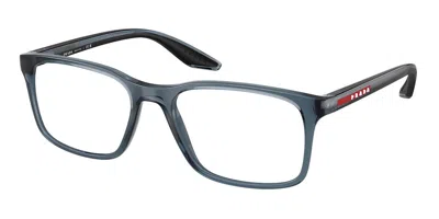 Prada Ps 08rv Czh1o1 Occhiali Da Vista Blu Per Uomo (solo Montatura) In Blue