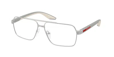 Prada Ps 51tv Men's Glasses, Silver, Size 57