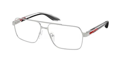 Prada Ps 51tv Men's Glasses, Silver, Size 57