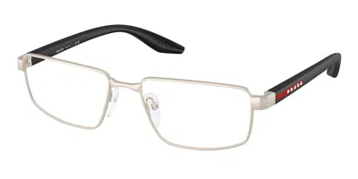 Prada Ps 52rv 18x1o1 Occhiali Da Vista Bianchi Per Uomo (solo Montatura)