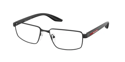 Prada Ps 52rv 1ab1o1 Occhiali Da Vista Neri Per Uomo (solo Montatura) In Black