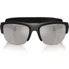 Prada Ps A01s 69mm Mirrored Semirimless Pillow Sunglasses In Grey Mirror