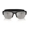 Prada Ps A01s 69mm Mirrored Semirimless Pillow Sunglasses In Black