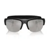 Prada Ps A01s 69mm Mirrored Semirimless Pillow Sunglasses In Black