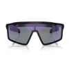 Prada Ps A03s 141mm Mirrored Rectangular Sunglasses In Black