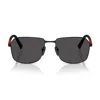 Prada Linea Rossa 57mm Rectangular Sunglasses