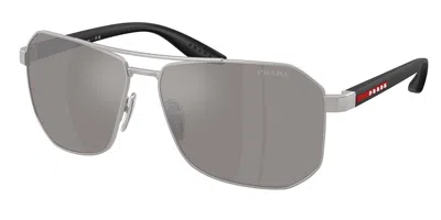 Prada Ps A53s 18x80i Men's Sunglasses Silver Size 62