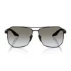 Prada Men's Large Sunglasses, Ps A53s In Black