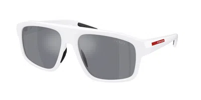 Prada Ps B02sf Asian Fit Aai40a Men's Sunglasses White Size 59