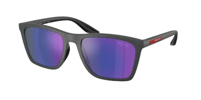 Prada Ps B08s Ufk05u Occhiali Da Sole Grigi Per Uomo