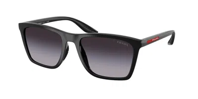 Prada Ps B08sf Asian Fit 1ab09u Men's Sunglasses Black Size 56