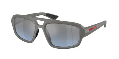 Prada Ps B11su 16x11a Men's Sunglasses Grey Size 57 In Gray
