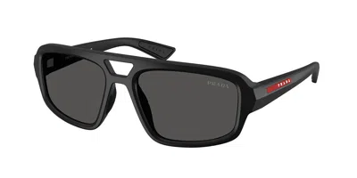 Prada Ps B11su 1bo08z Men's Sunglasses Black Size 57