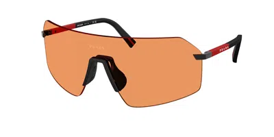 Prada Ps B50s 1bo90u Occhiali Da Sole Neri Per Uomo In Black