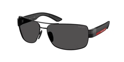 Prada Ps B52s 1ab06f Occhiali Da Sole Neri Per Uomo In Black