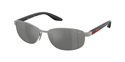 Prada Ps B53s 5av41a Men's Sunglasses Grey Size 58 In Gray