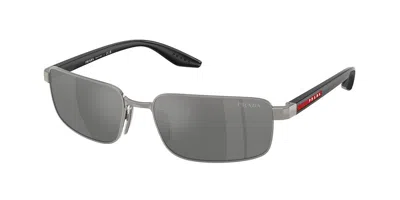 Prada Ps B54s 5av41a Men's Sunglasses Grey Size 59 In Gray