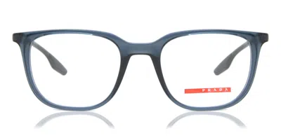 Prada Ps01ov Czh1o1 Occhiali Da Vista Blu Per Uomo (solo Montatura) In Blue