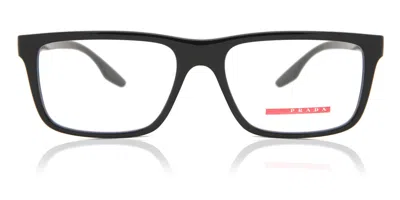 Prada Ps02ov 1ab1o1 Men's Glasses Black Size 55 - Free Lenses - Blue Light Block Available
