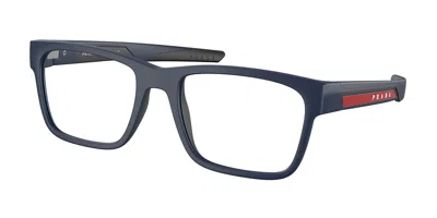 Prada Ps02pv Tfy1o1 Men's Glasses Blue Size 55 - Free Lenses - Blue Light Block Available
