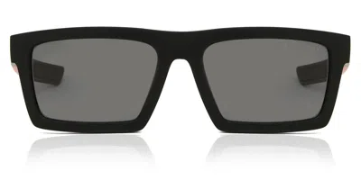 Prada Ps02zsu Polarized 1bo02g Men's Sunglasses Black Size 55 In Purple