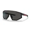 Prada Shield Frame Sunglasses In Dg006fblack