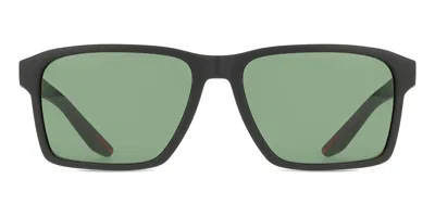 Prada Ps05ys Dg006u Men's Sunglasses Black Size 58 In Multi