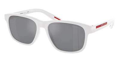 Prada Ps06ys Twk40a Men's Sunglasses White Size 56