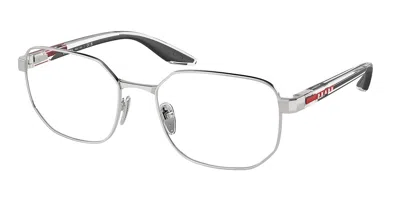 Prada Ps50qv Men's Glasses, Silver, Size 57