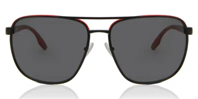 Prada Ps50ys Asian Fit Polarized 19g02g Men's Sunglasses Black Size 62 In Green