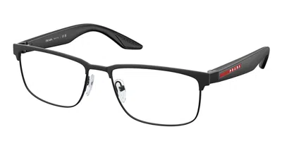 Prada Ps51pv Asian Fit Men's Glasses, Black, Size 56