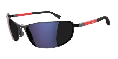 Prada Ps55zs Dg010j Men's Sunglasses Black Size 60