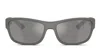 Prada Rectangle-frame Sunglasses In Gray