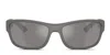 Prada Rectangle-frame Sunglasses In Gray