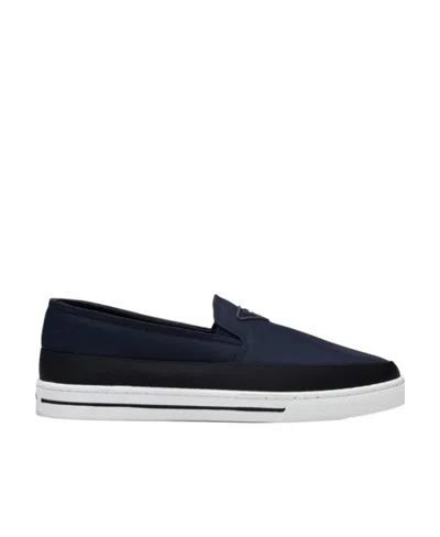 PRADA NYLON SLIP-ON SNEAKERS