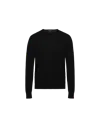 Prada Pullover Aus Kammwolle Mit Rundhalsausschnitt In Black