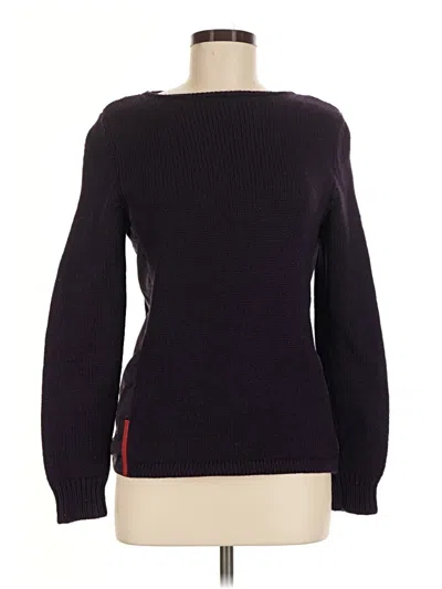 Pre-owned Prada Pullover Sweater In Purple