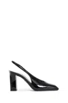 Prada Women Decolette Leather Heels In Black