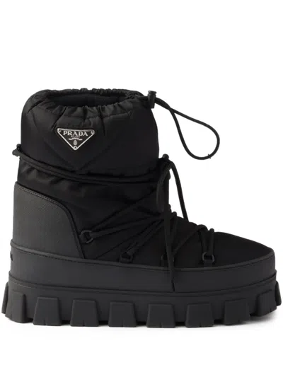 Prada Quilted Après Ski Boots