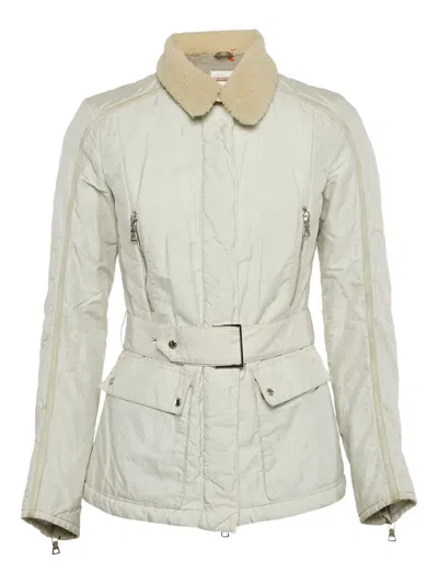 Pre-owned Prada Quilted Belted Jacket