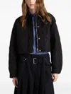 Prada Quilted Jacket In Black