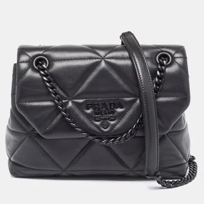 Prada Quilted Leather Spectrum Shoulder Bag In Black